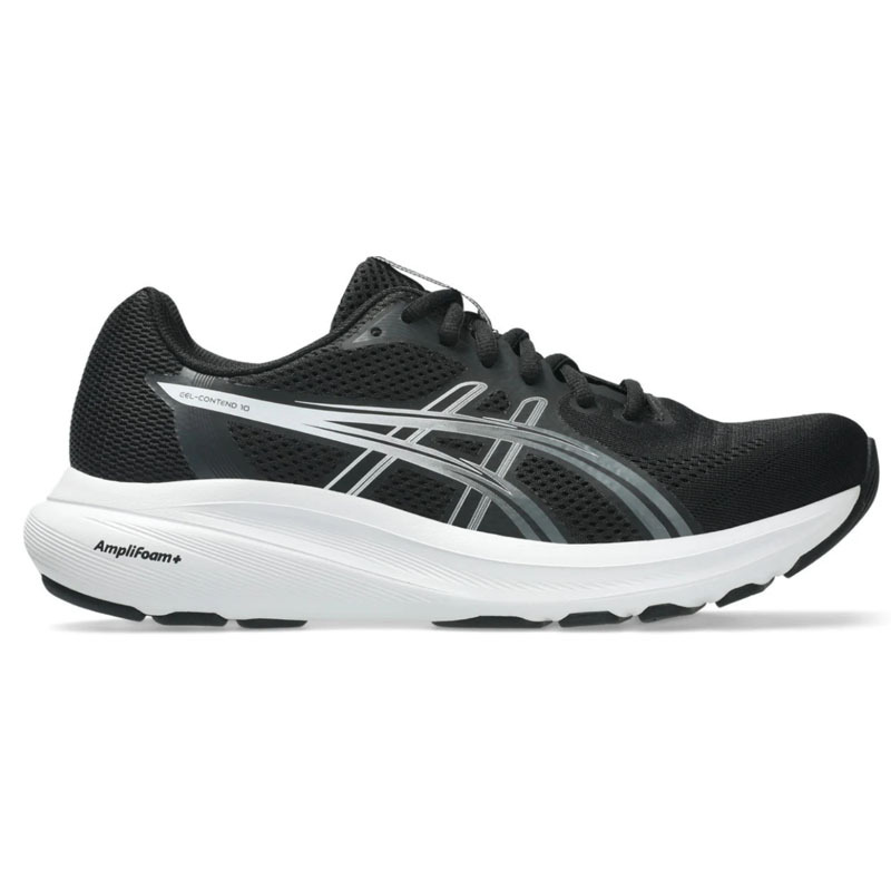 男鞋 ASICS GEL-CONTEND 10 黑白 4E 寬楦 休閒鞋 慢跑鞋【1011C250-003】