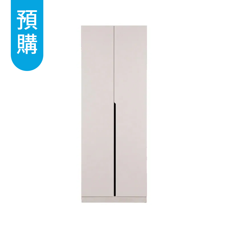 雙門衣櫃｜羊絨灰
