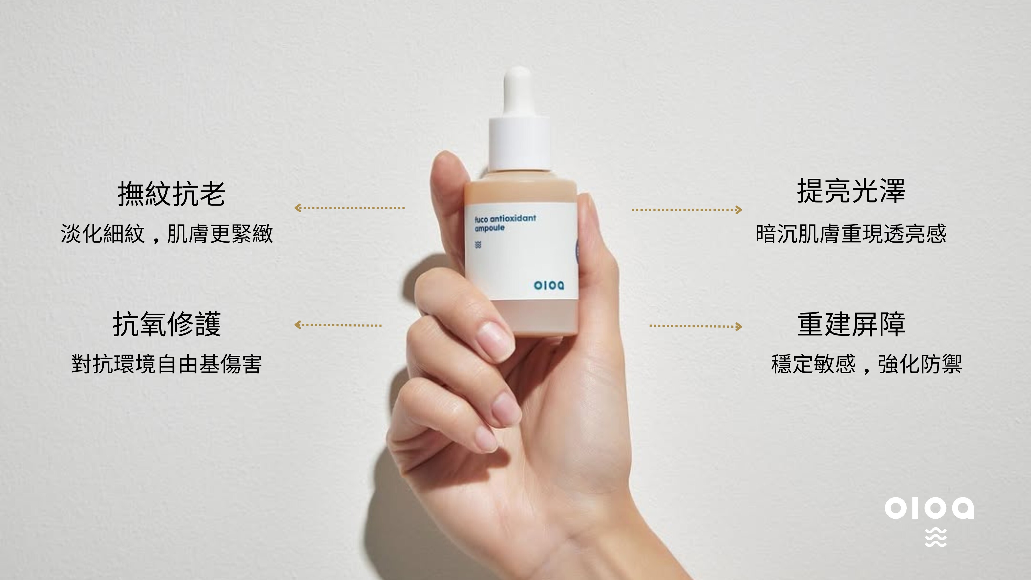 韓國海洋純素保養- oloa多酚抗氧撫紋安瓶 l 抗老緊緻提亮修護功效
