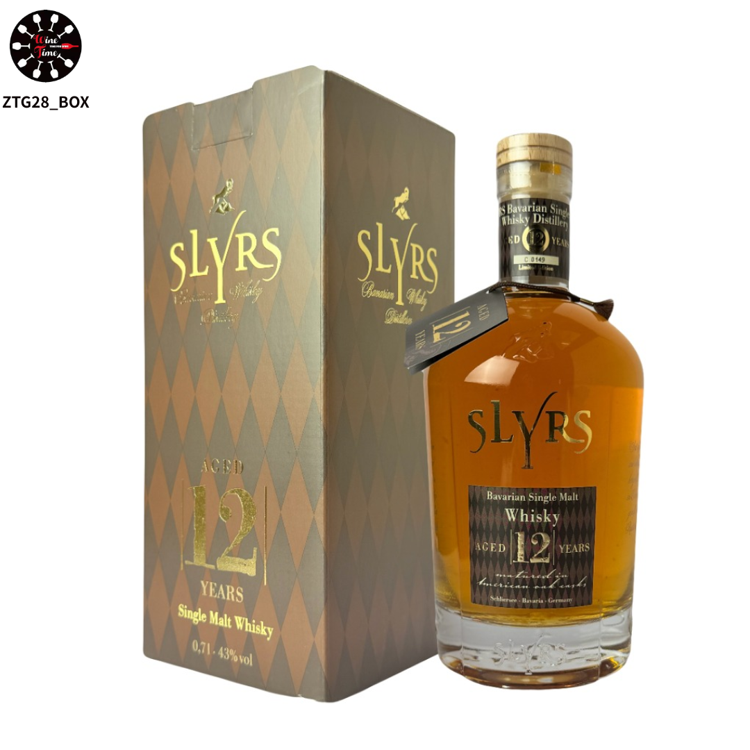 SLYRS Single Malt Whisky Aged 12 Years |12年德國單一麥威士忌|採用 Schliersee 山區的泉水釀造|德國首屈一指威士忌品牌