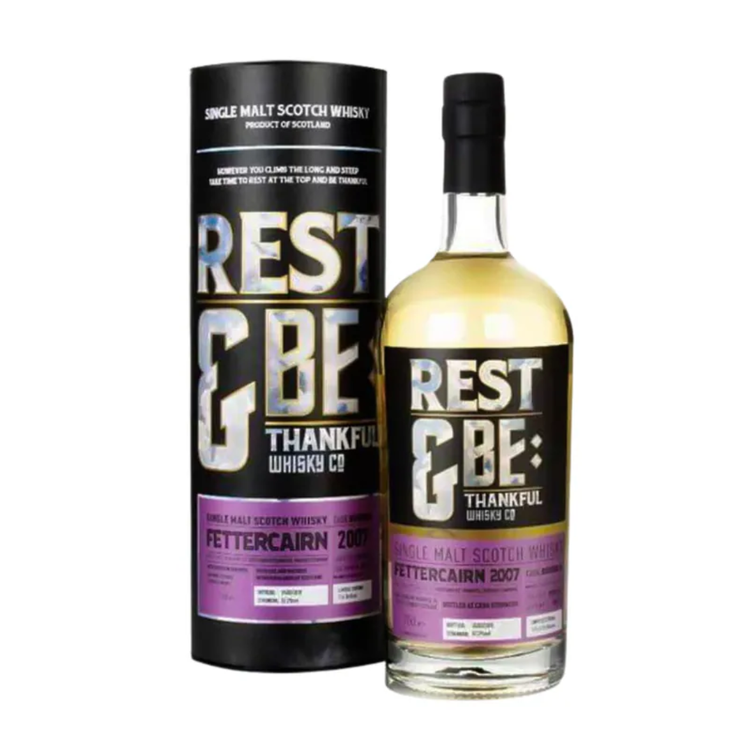 Fettercairn 12 Year Old Sigle Malt 2007 (Single Cask) - Rest & Be Thankful|Single Cask Whisky 不兌水原桶威士忌|全蘇格蘭最獨特的「天使瀑布蒸餾法」