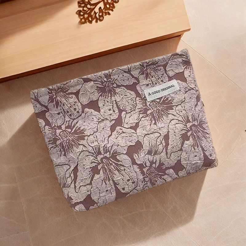 粉色花朵化妝包 樣品出清｜特價品