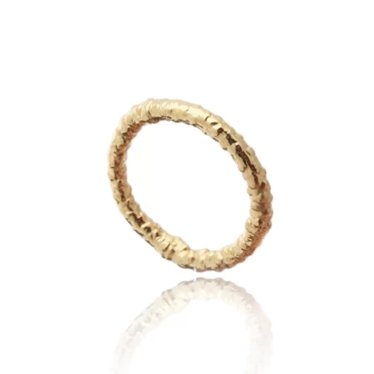 1TA0530-238 [THALLO] Erato 松樹戒指，24K 鍍金純銀 #s796a (EU)