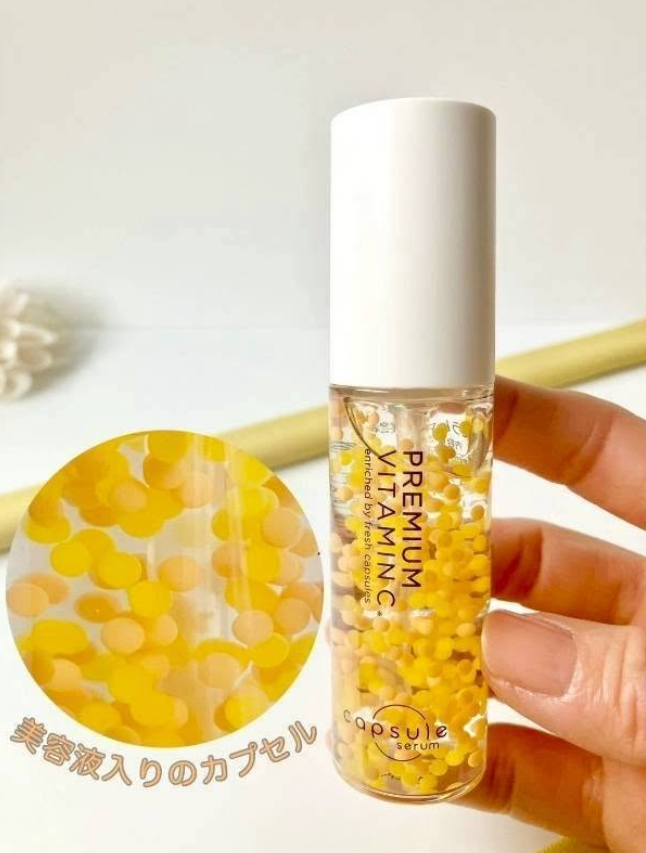 日本  capsule serum 珂蓓思 晶亮修復維他命C精華(黃) 30ml