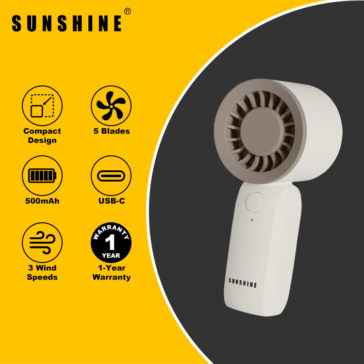 Lightweight Mini Handheld Fan [With Hand Strap] FAN-04