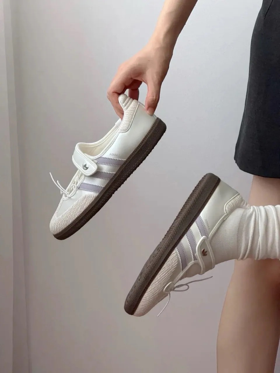 <好仙好仙😍>ADIDAS SAMBA JANE 奶油珠光 薰衣草 🩰