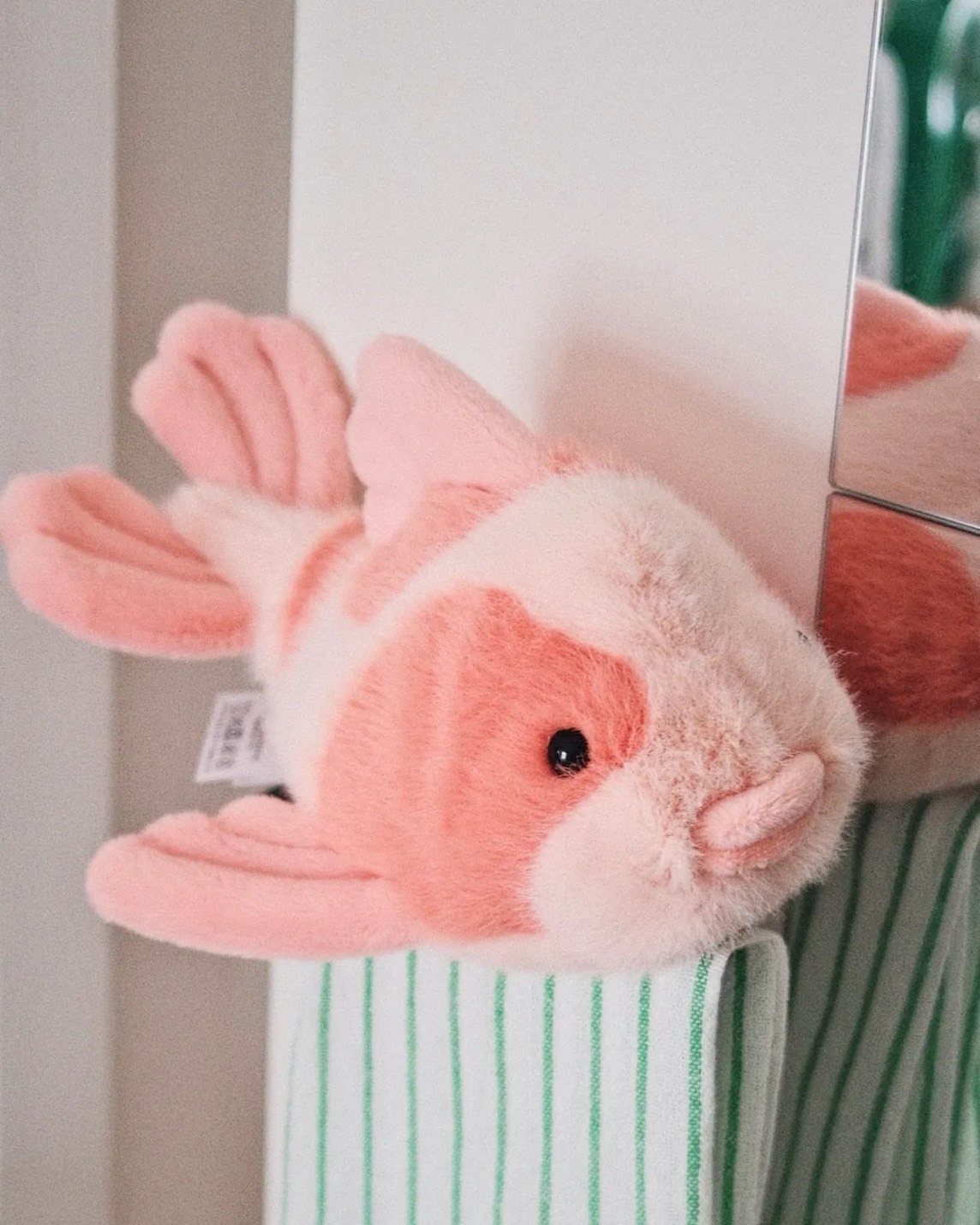JELLYCAT FANCY CARP 嘟嘟唇 錦鯉 粉色 毛絨 公仔 11CM
