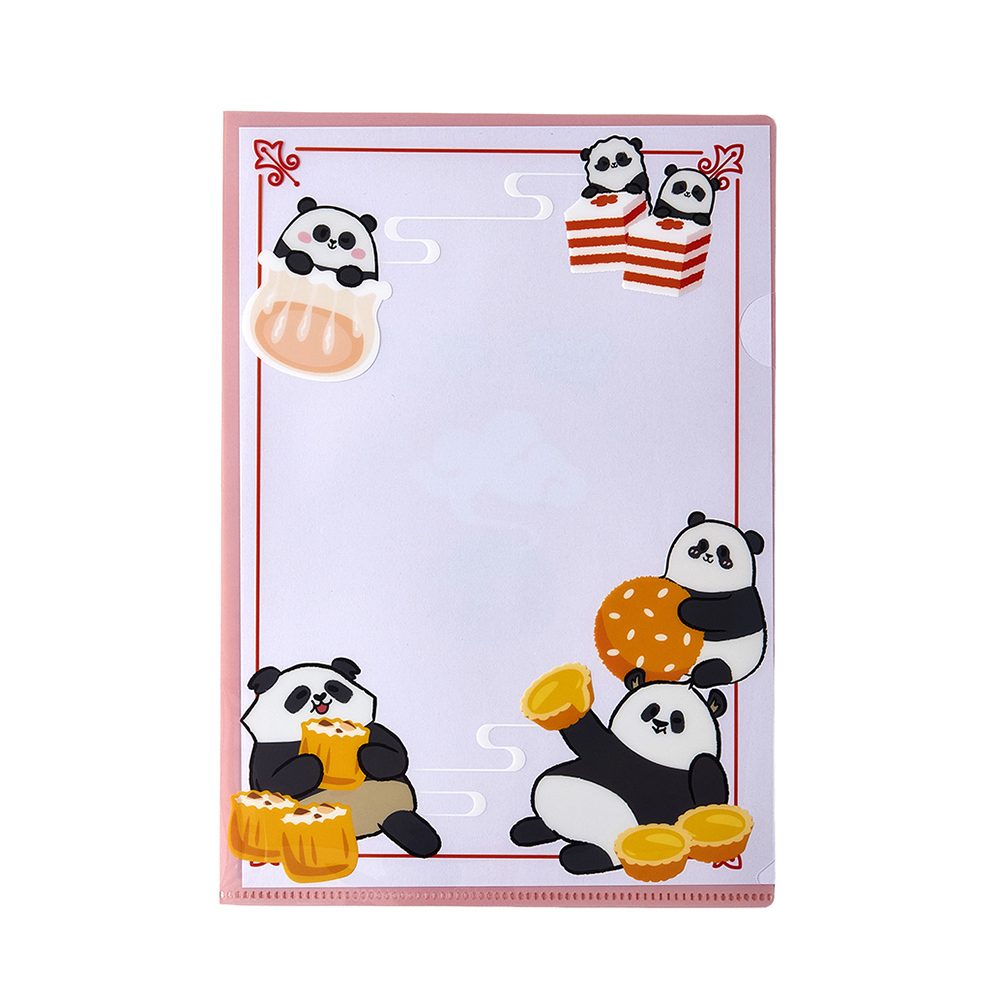 Panda Friends Let’s Eat Together A4 Folder