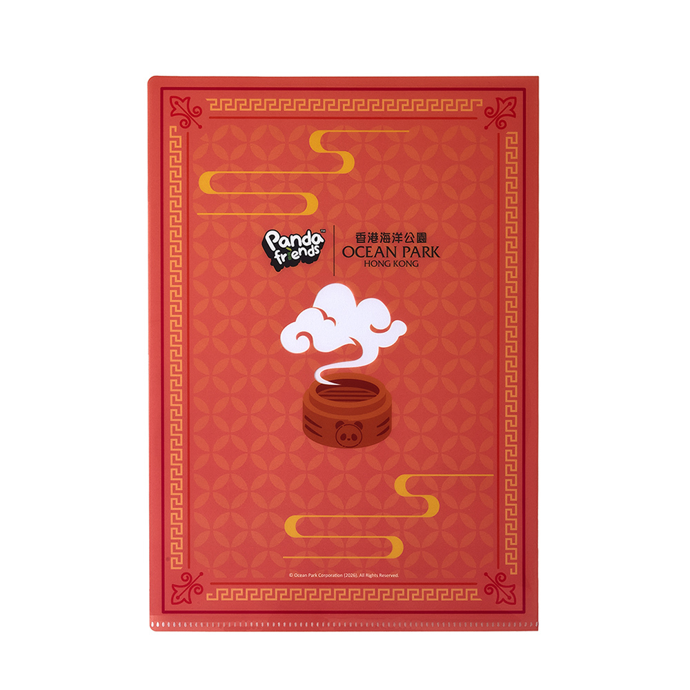 Panda Friends Let’s Eat Together A4 Folder