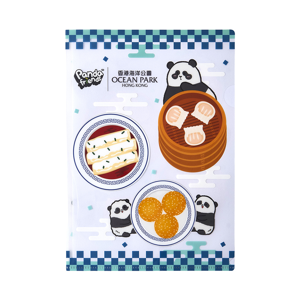 Panda Friends Culinary Delights A4 Folder