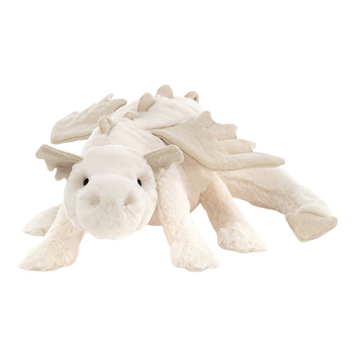 JELLYCAT 神話動物系列 雪龍 天空龍 拉祖利亞龍 彩虹雪龍 白色 糖果色 玩偶 毛絨公仔 7/12/26/50cm