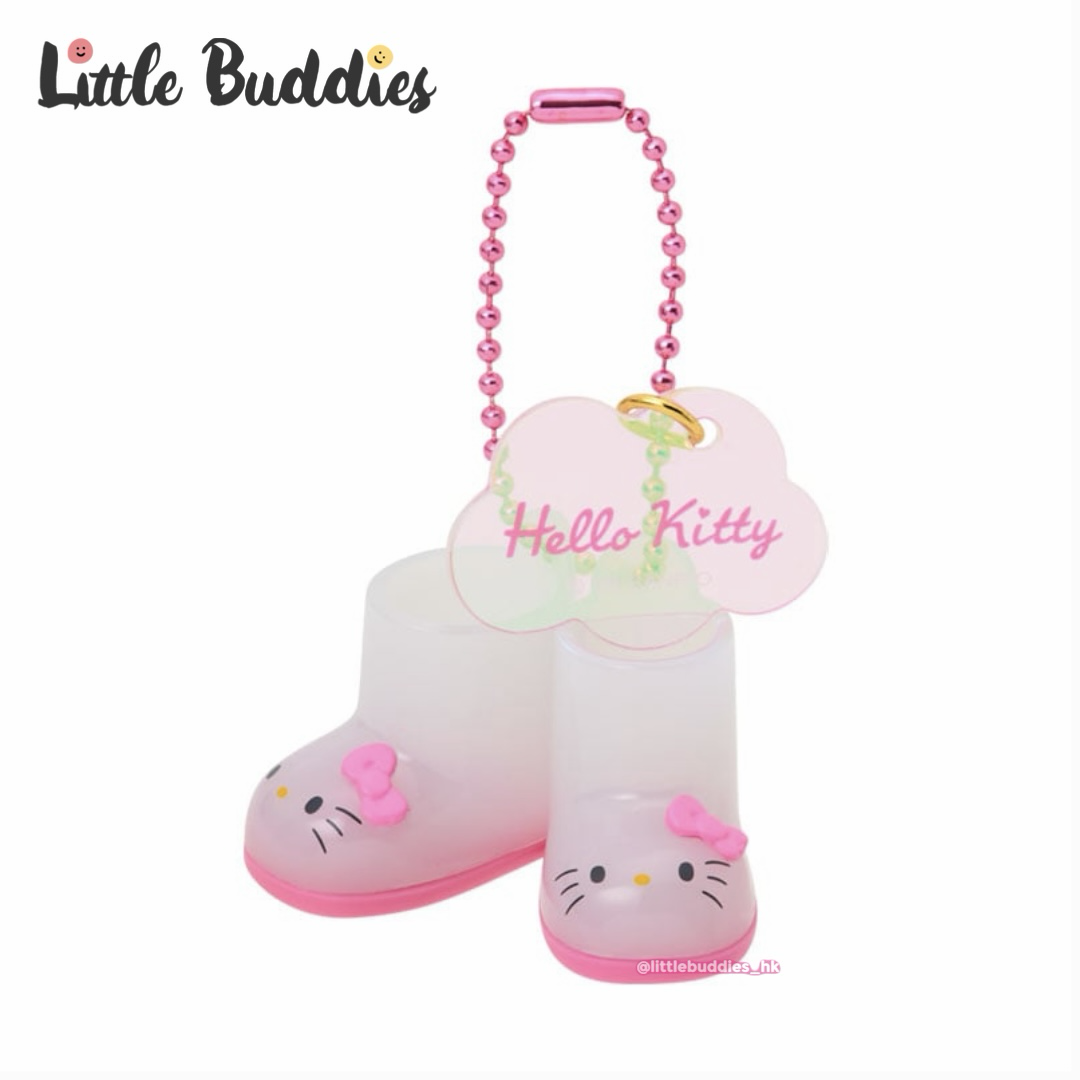 日本 Sanrio 雨後彩虹系列 雨靴掛飾匙扣盲盒 (可揀款)