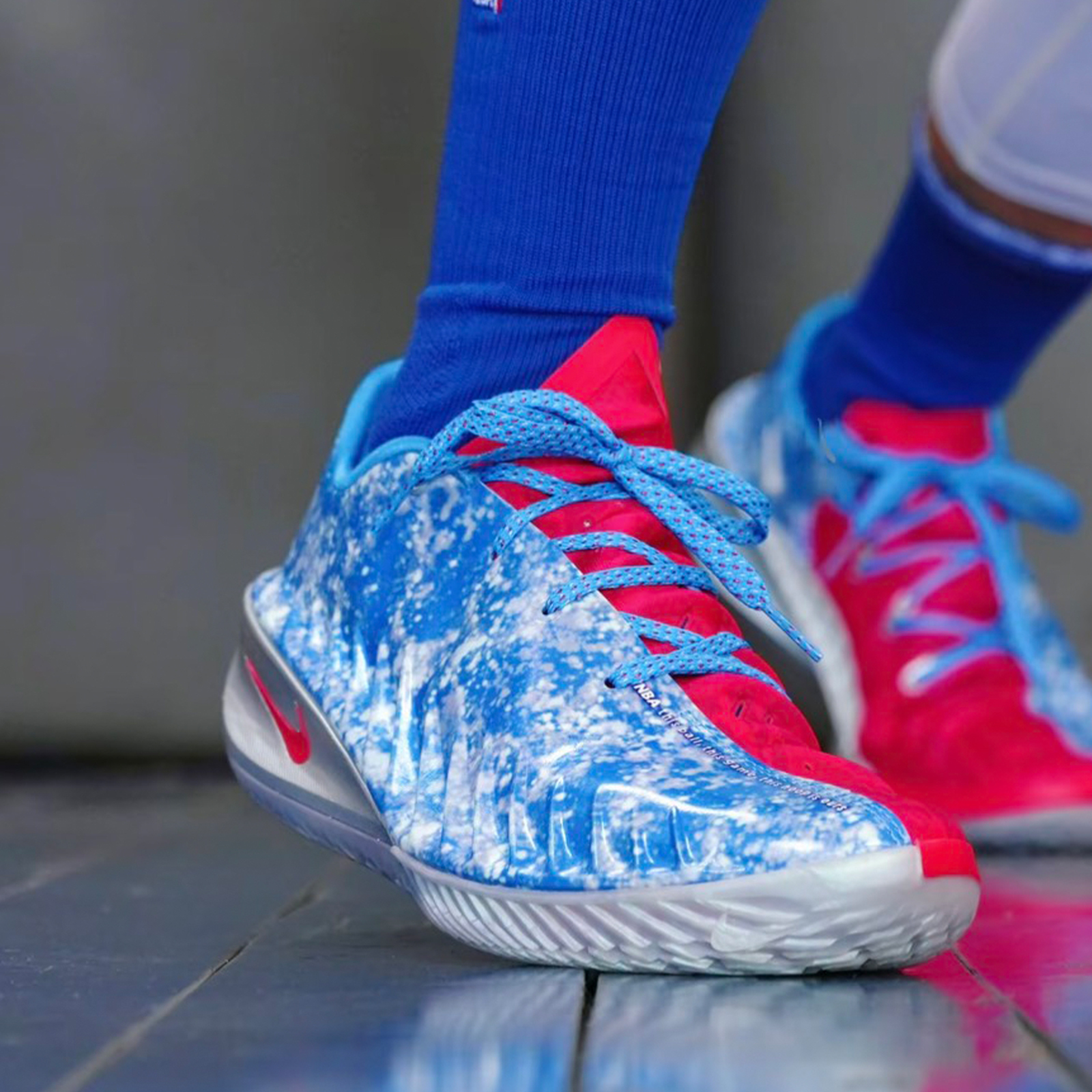 Nike G.T. Cut 4 "WNBA 30th" 紅藍 水花 浪花 液態 亮面 週年紀念款 GTCUT 實戰籃球鞋 II7531-400