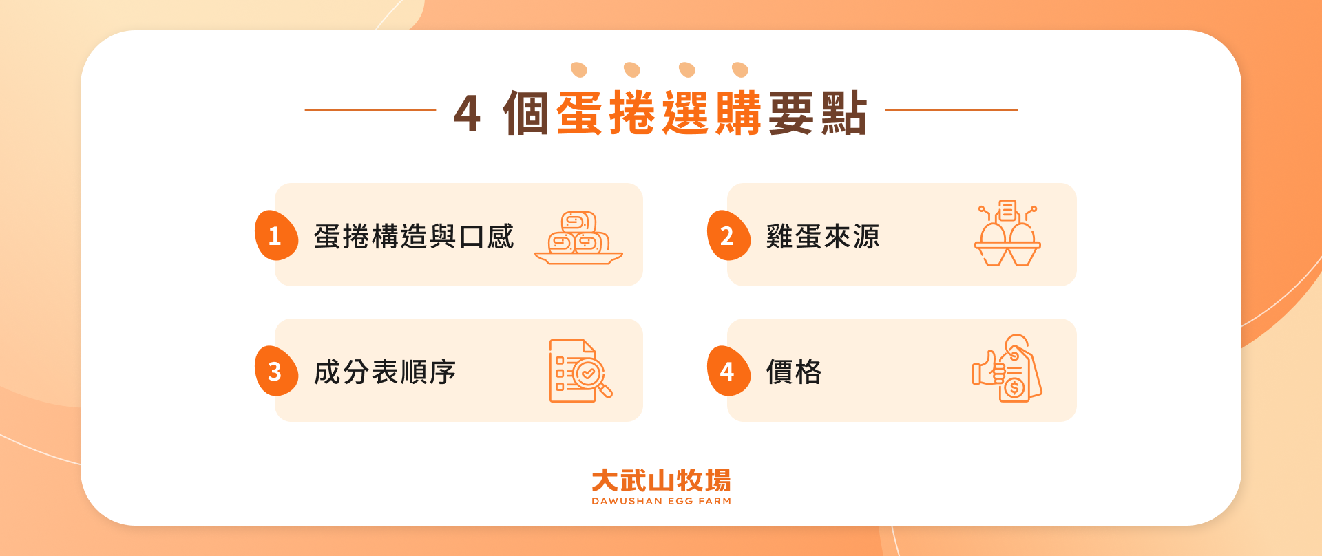 蛋捲怎麼選？