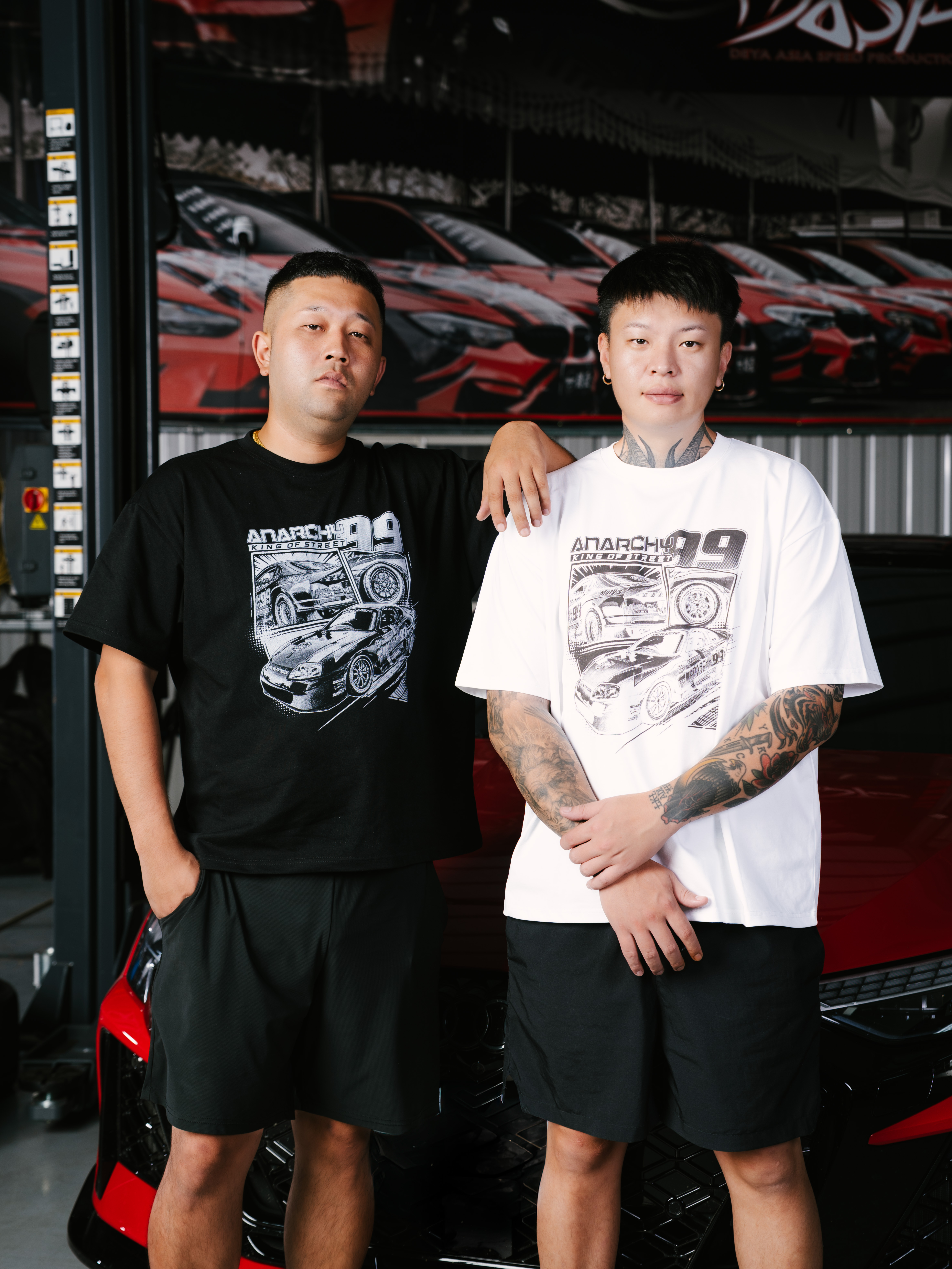 Anarchy99 X SIMON ANR-99-05  STREET MACHINE 阿駿 王者戰駒 supra 牛魔王 短T