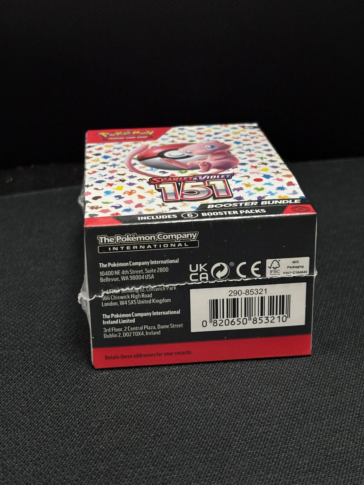 美版原盒 Pokemon TCG Scarlet and Violet 151 Booster Bundle Set - (290-85321)