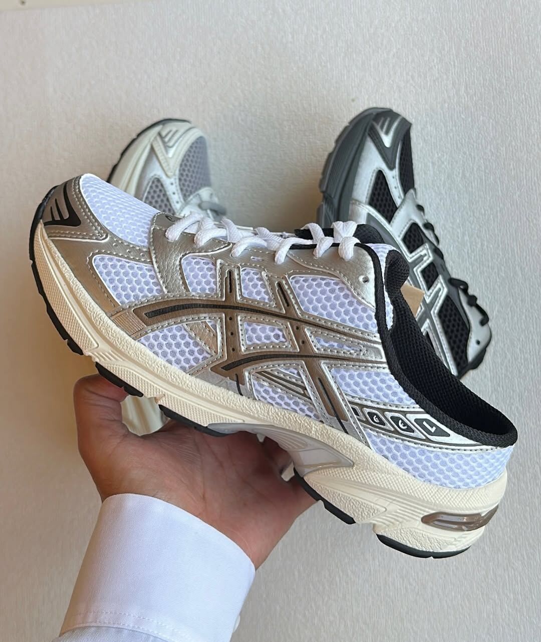 ASICS GEL-1130 MULE 白銀棕 灰銀 奶油底 復古 穆勒鞋 懶人鞋 半拖鞋 男女鞋 1203B048-101 / 預購