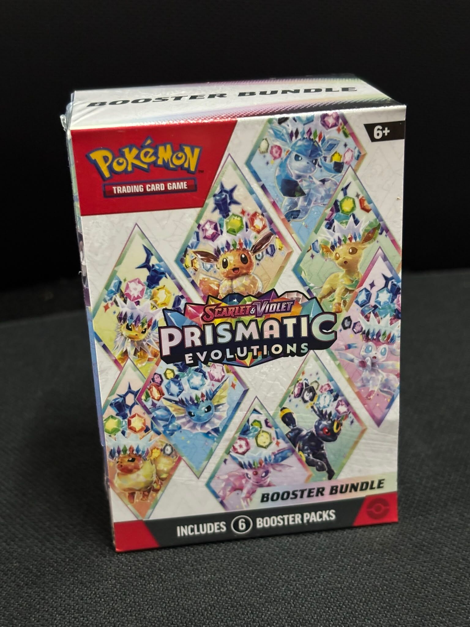 美版原盒 Pokemon TCG: Scarlet & Violet - Prismatic Evolutions Booster Bundle (100-10111) (0196214112544)