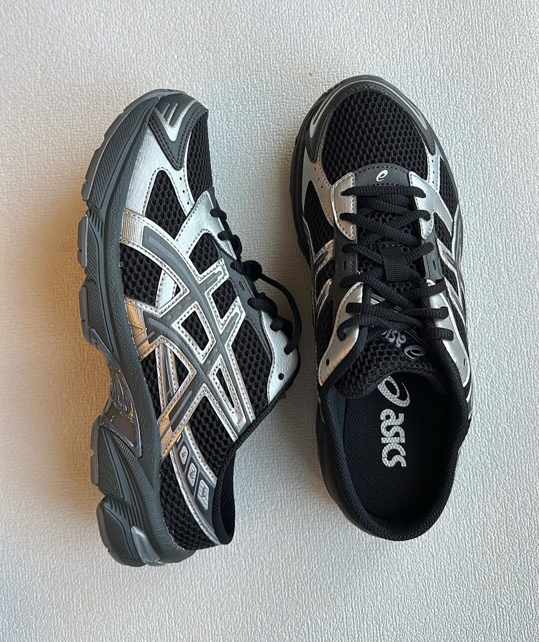 ASICS GEL-1130 MULE 黑灰銀 黑銀  灰銀 奶油底 復古 穆勒鞋 懶人鞋 半拖鞋 男女鞋 1203B048-001 / 預購