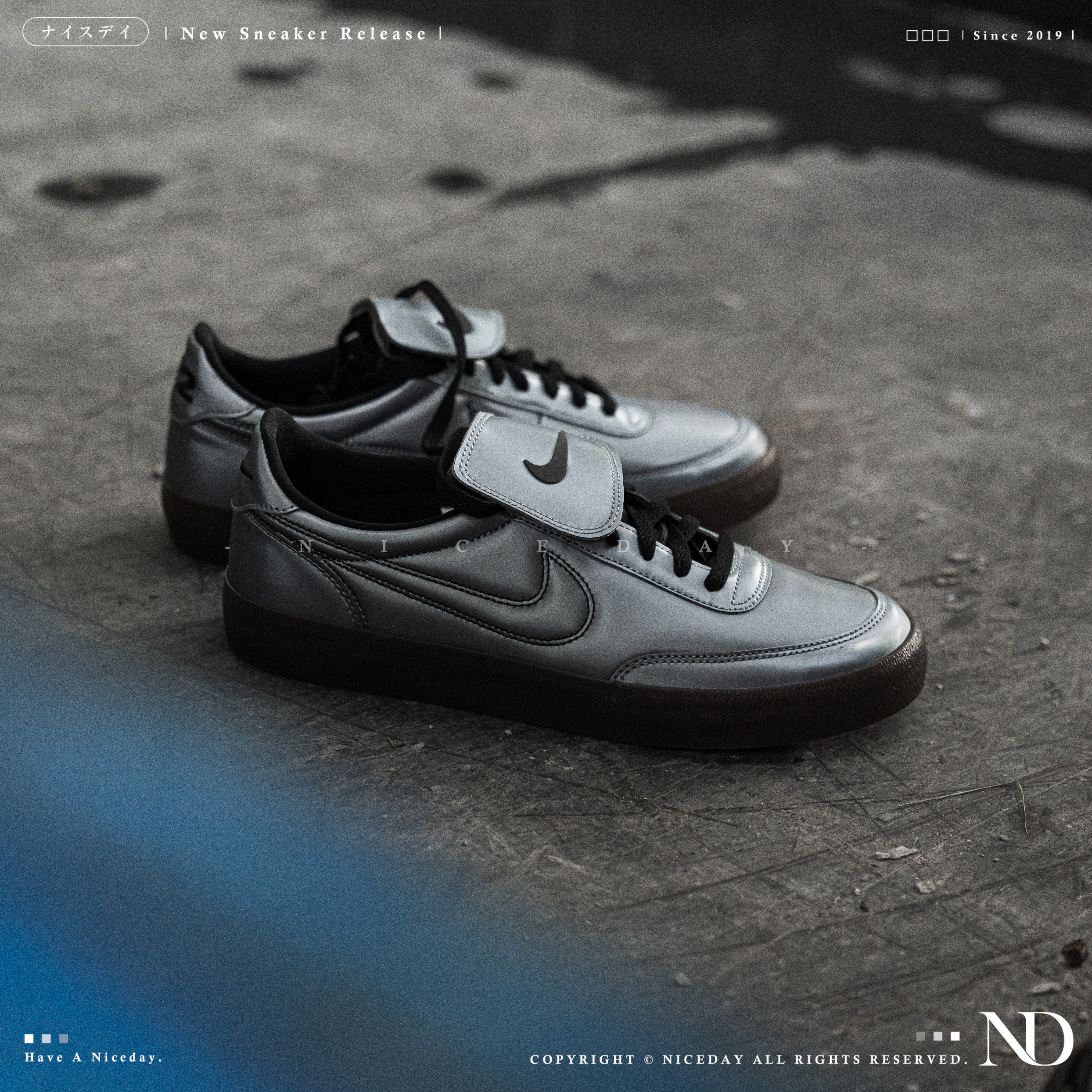 NICEDAY 現貨 Nike Killshot 2 銀色 太空銀 金屬銀 銀灰 灰色 氣泡感 未來感 板鞋 翻蓋 IM4842-099