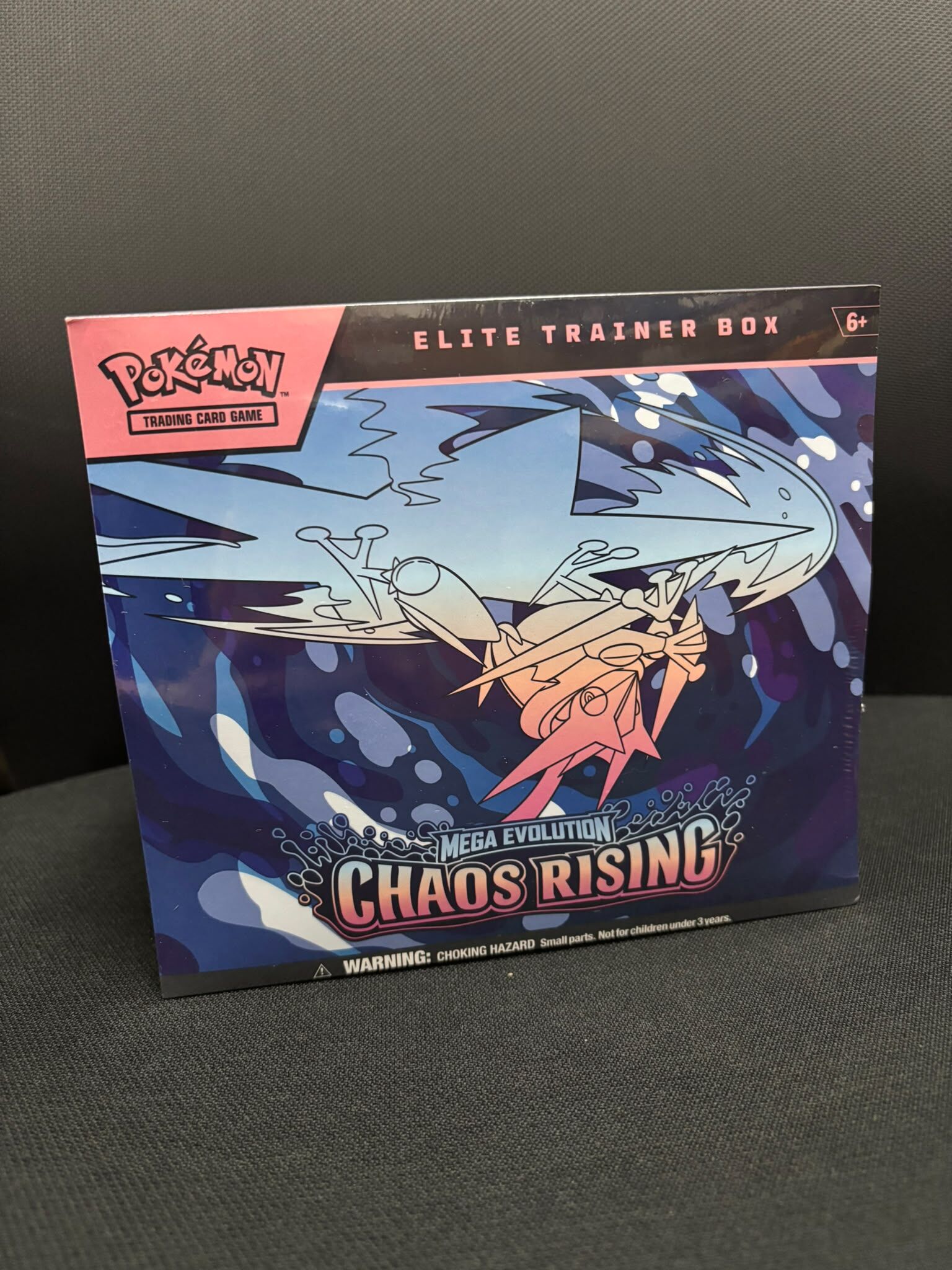 美版原盒 Pokemon - Trading Card Game- Mega Evolution - Chaos Rising Elite Trainer Box (0196214154117)