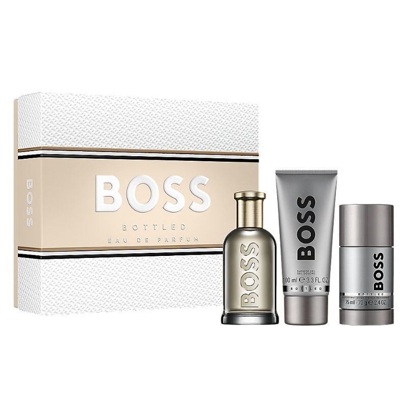 Hugo Boss Bottled EDP Gift Box Set (EDP 100ml+ Shower Gel 100ml+ Deo Stick 75ml) (Barcode: 3616305265166)