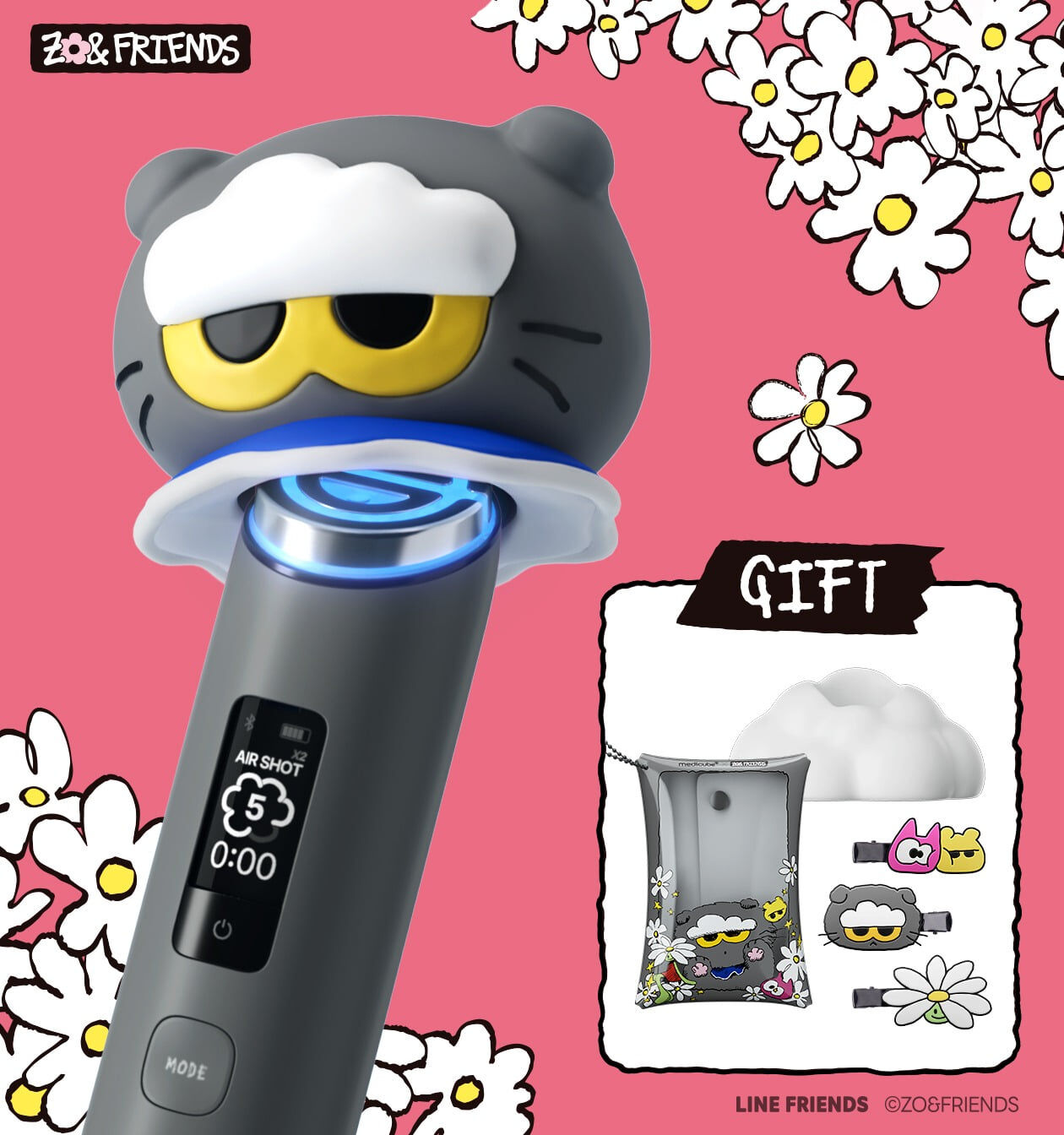 Medicube x ZO&FRIENDS🐈‍⬛ Age-R Booster Pro X2 多功能升級美容儀