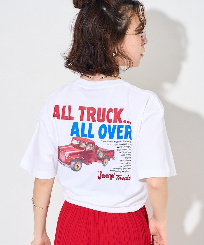 🇯🇵 Freak's Store Jeep 吉普車 插畫 圖案 短T 短袖 女款 / 預購