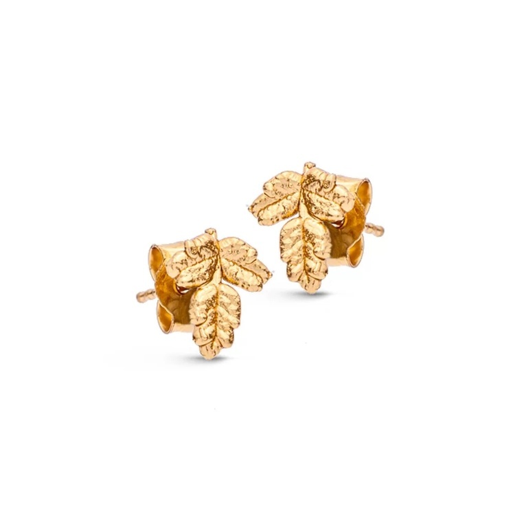 1TA0530-099 [THALLO] Muse Earrings Mini Xs, Studs, 24K Gold Vermeil On Sterling Silver #s913a (EU)