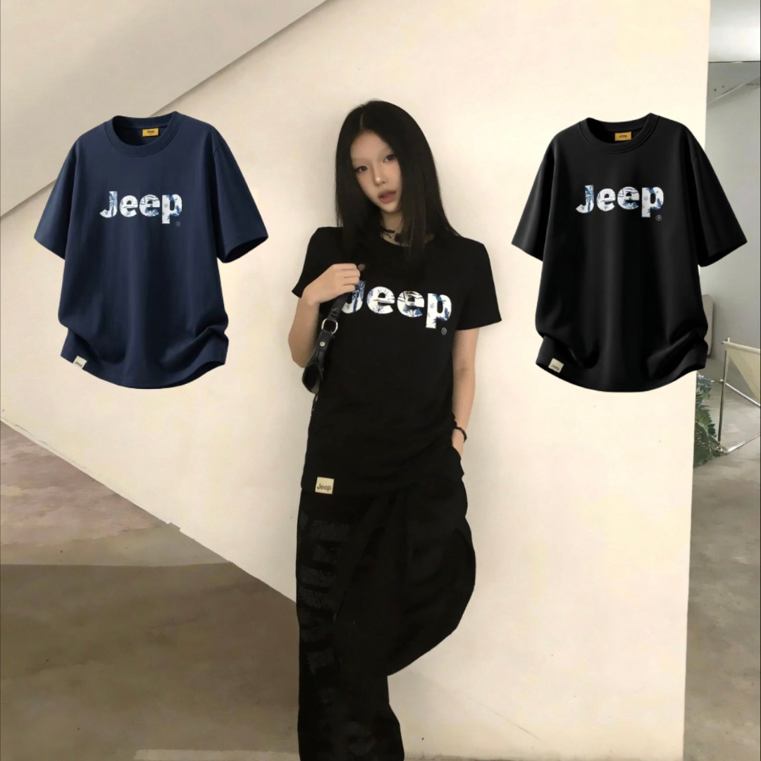 『預購商品』JEEP Lifestyle 基礎LOGO印花 透氣短踢 P76AMKTA91-FJ