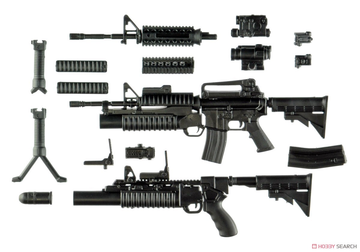 TOMYTEC 1/12 LA100 M4A1 M203 2.0 迷你武裝 組裝模型