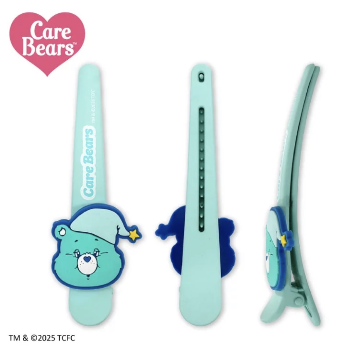 JP Care bear 長型大髮夾 藍 6818 TK260608