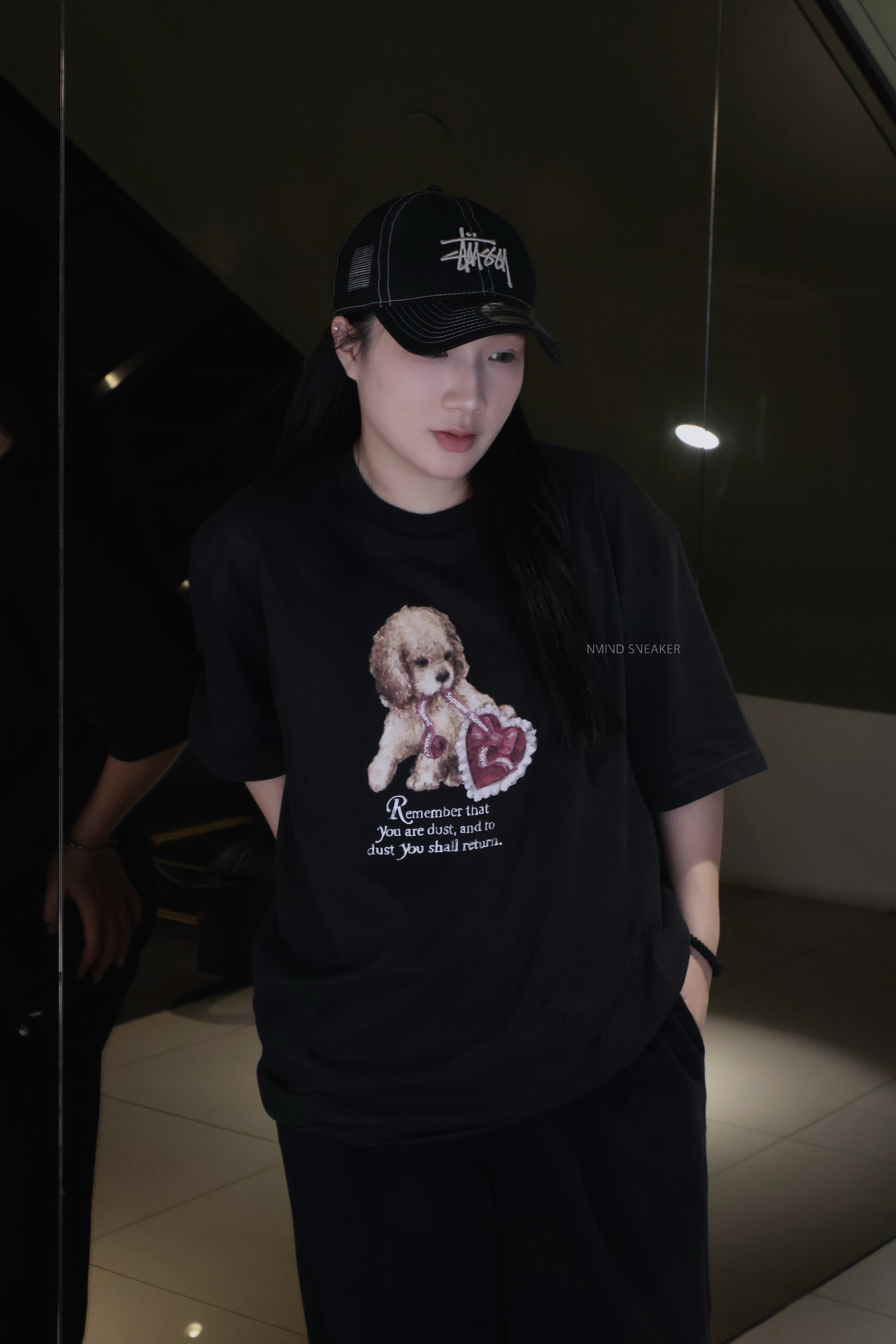 <快速出貨> Supreme Dust Tee 黑/白