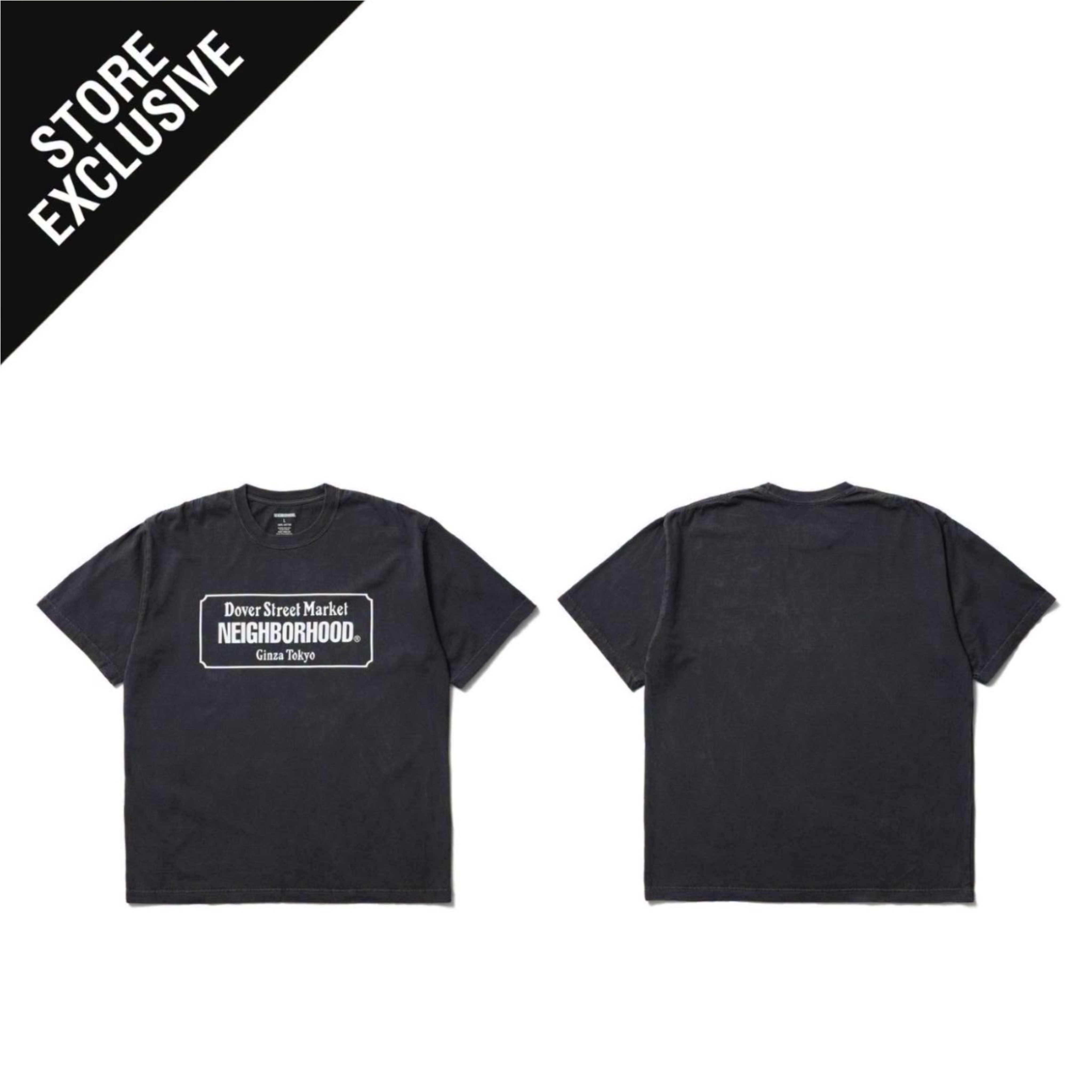 2026SS NEIGHBORHOOD X DOVER STREET MARKET DSMG TEE T-Shirt 框框 銀座 限定 水洗 短T 現貨 261PCNH-ST11S