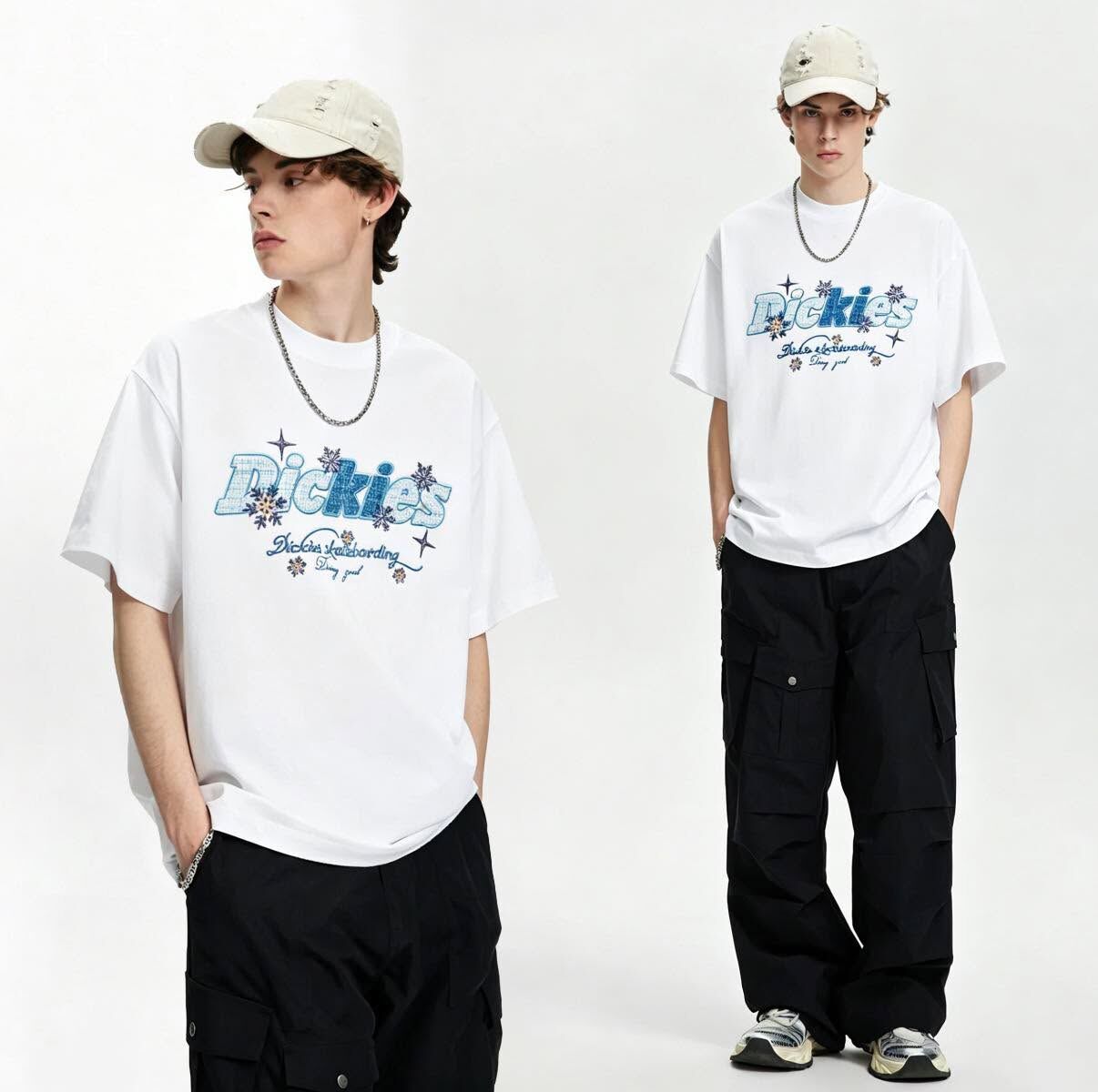 開團預購 Dickies 320g 重磅 純棉 美式復古 立體貼布 刺繡 短Tee