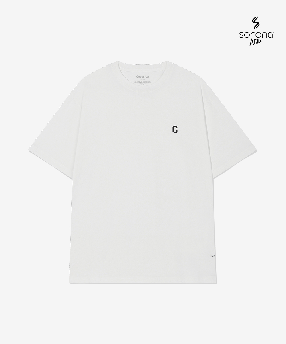 【直播】COVERNAT LX0609504 Sorona 小C LOGO 短袖上衣（CO2602ST05）