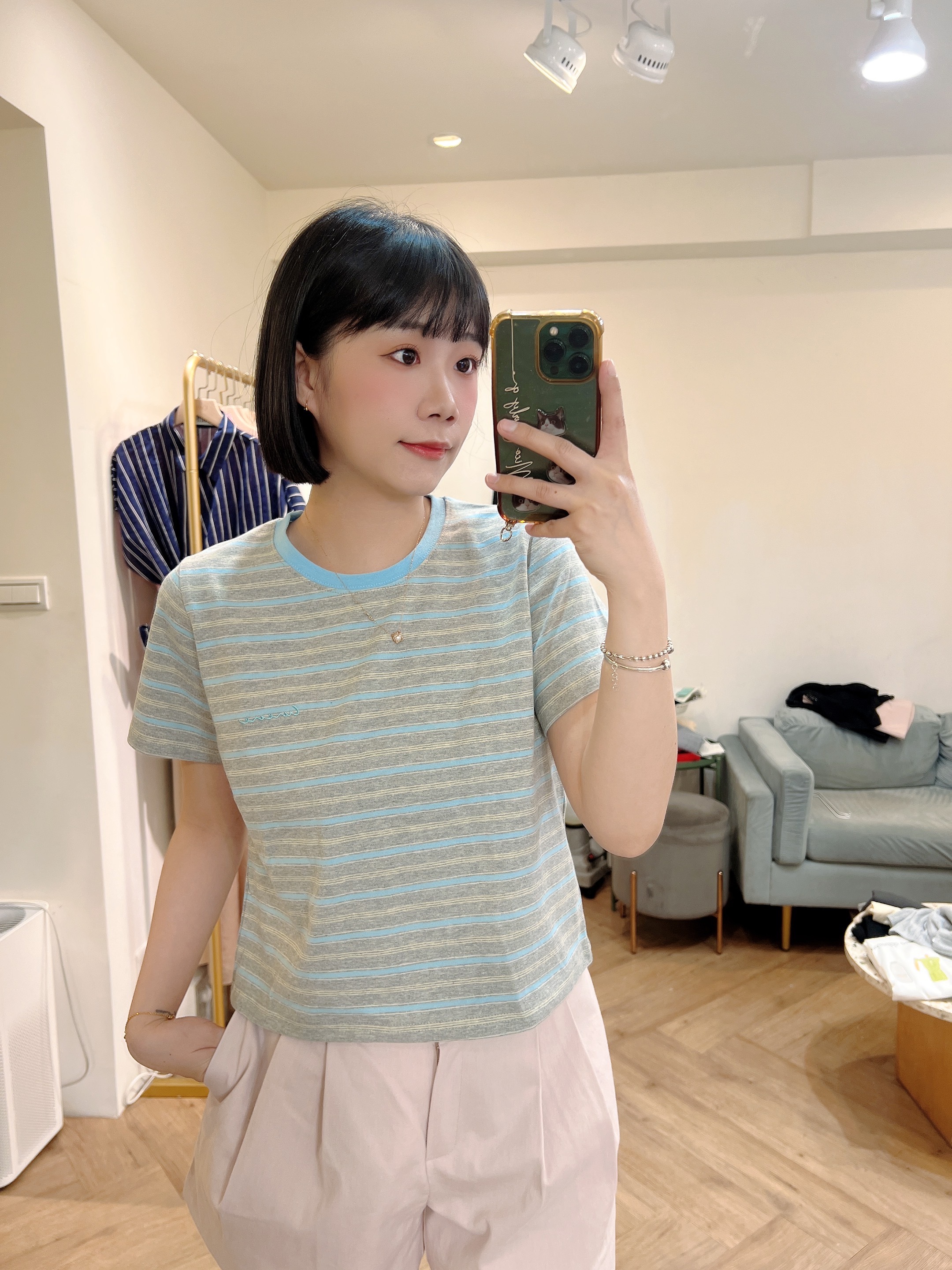 條紋tee