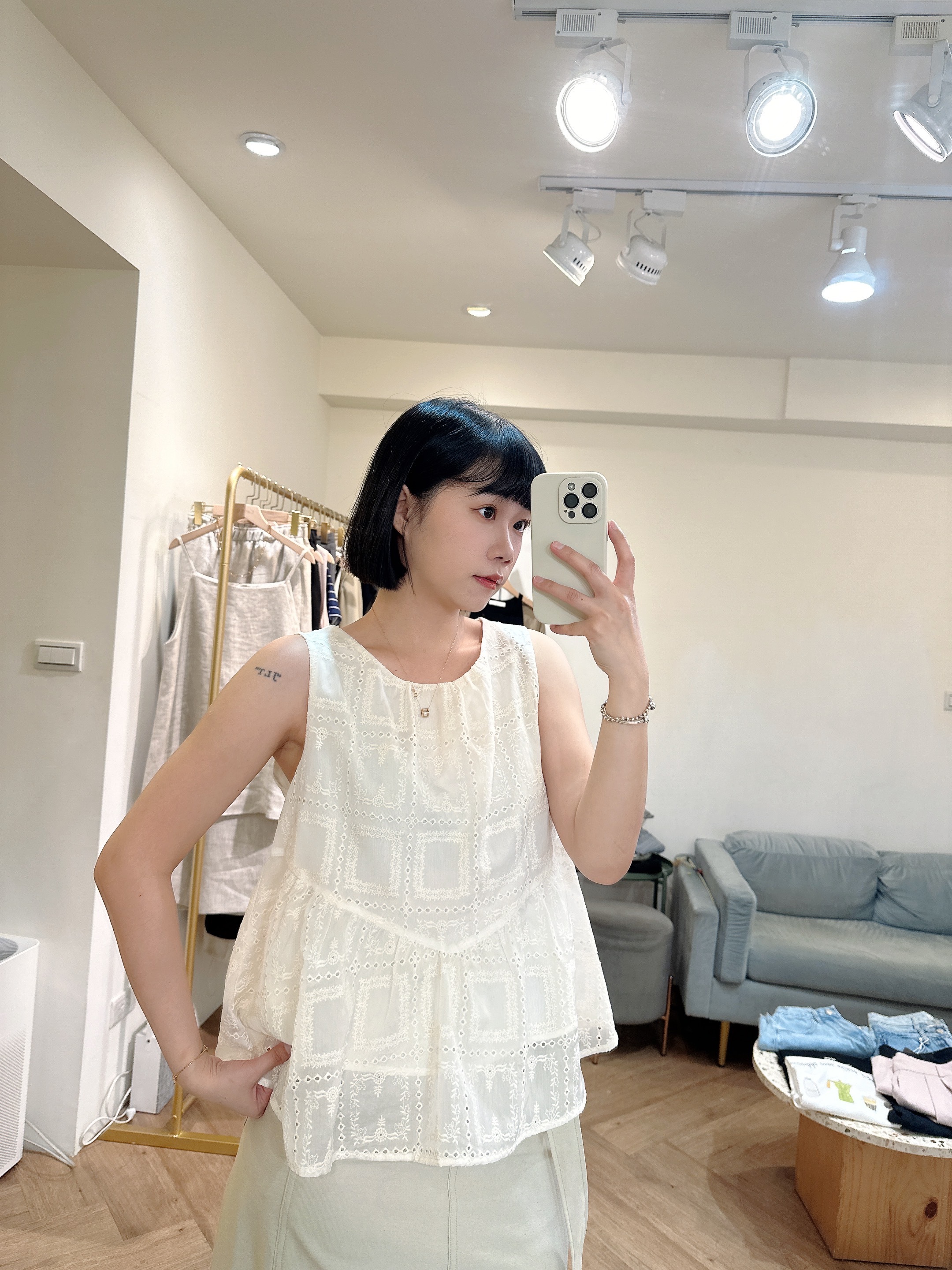提花背心