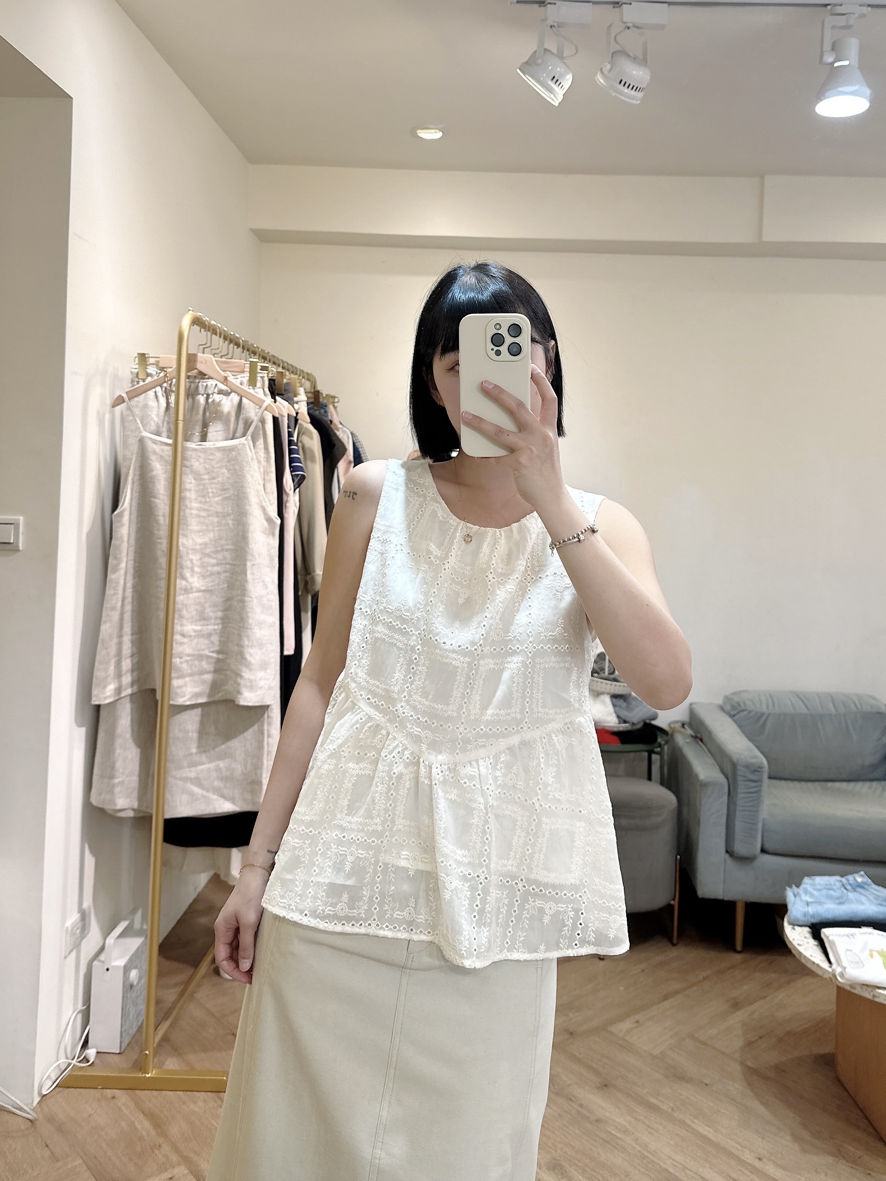 提花背心