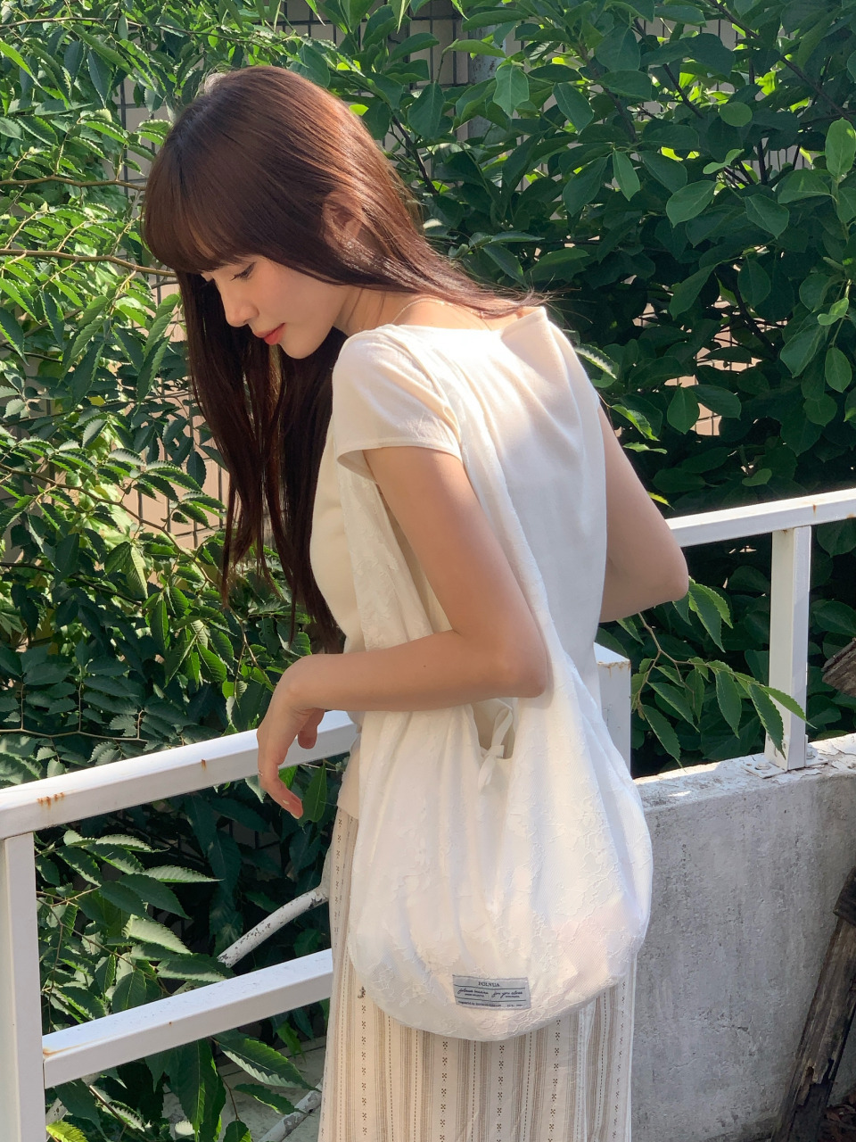 FOLNUA FLEUR LACE ECO BAG
