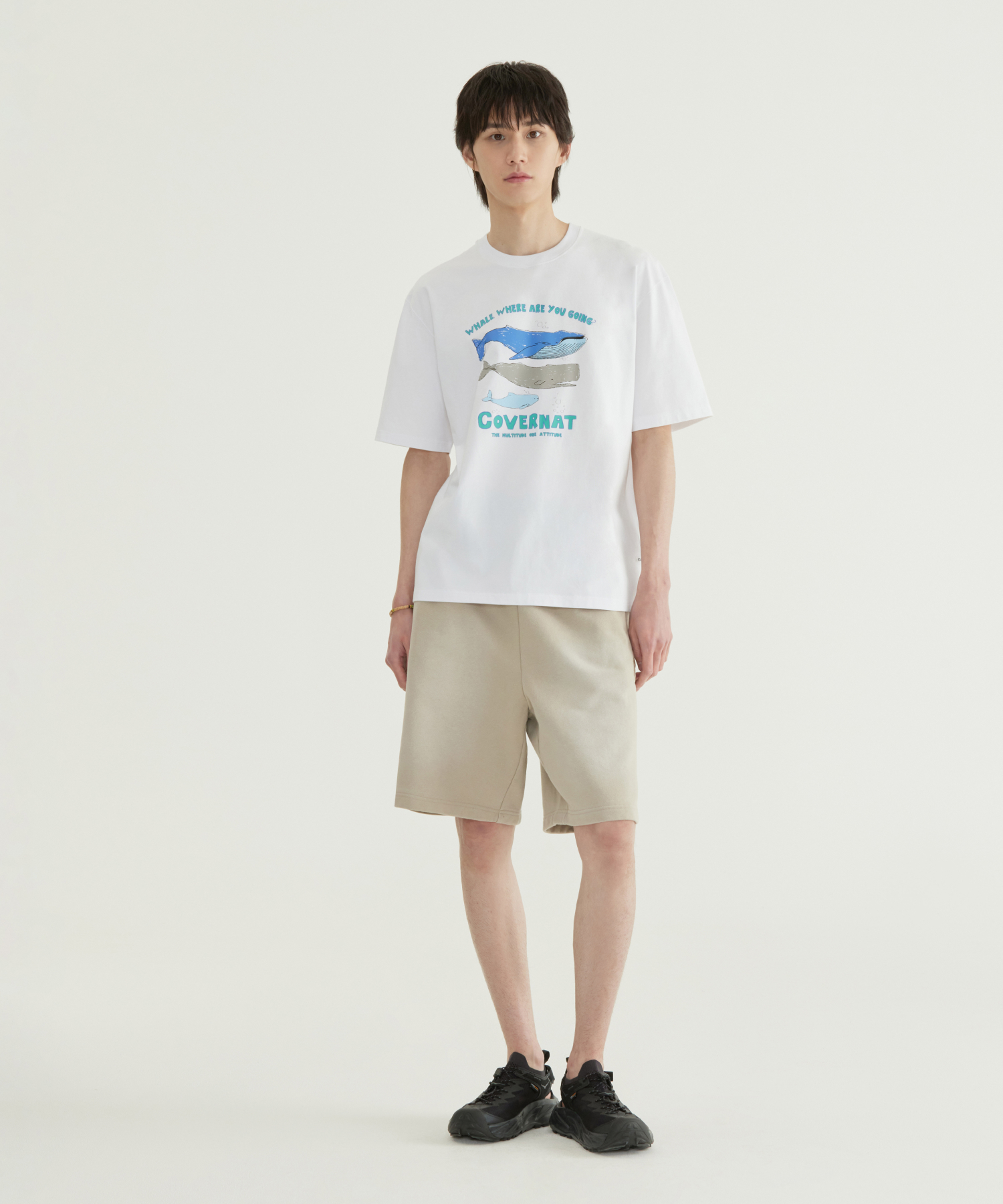 【直播】COVERNAT LX0609520 鯨魚圖案短袖上衣(CO2602ST29)