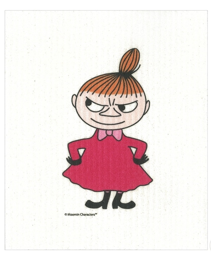 Moomin 嚕嚕米 小不點 廚房環保海綿擦拭巾 餐具瀝水墊 不留棉絮 北歐萬用抹布 速乾｜瑞典 ecomfort
