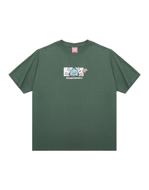 MIT人魚漢頓印花短TEE