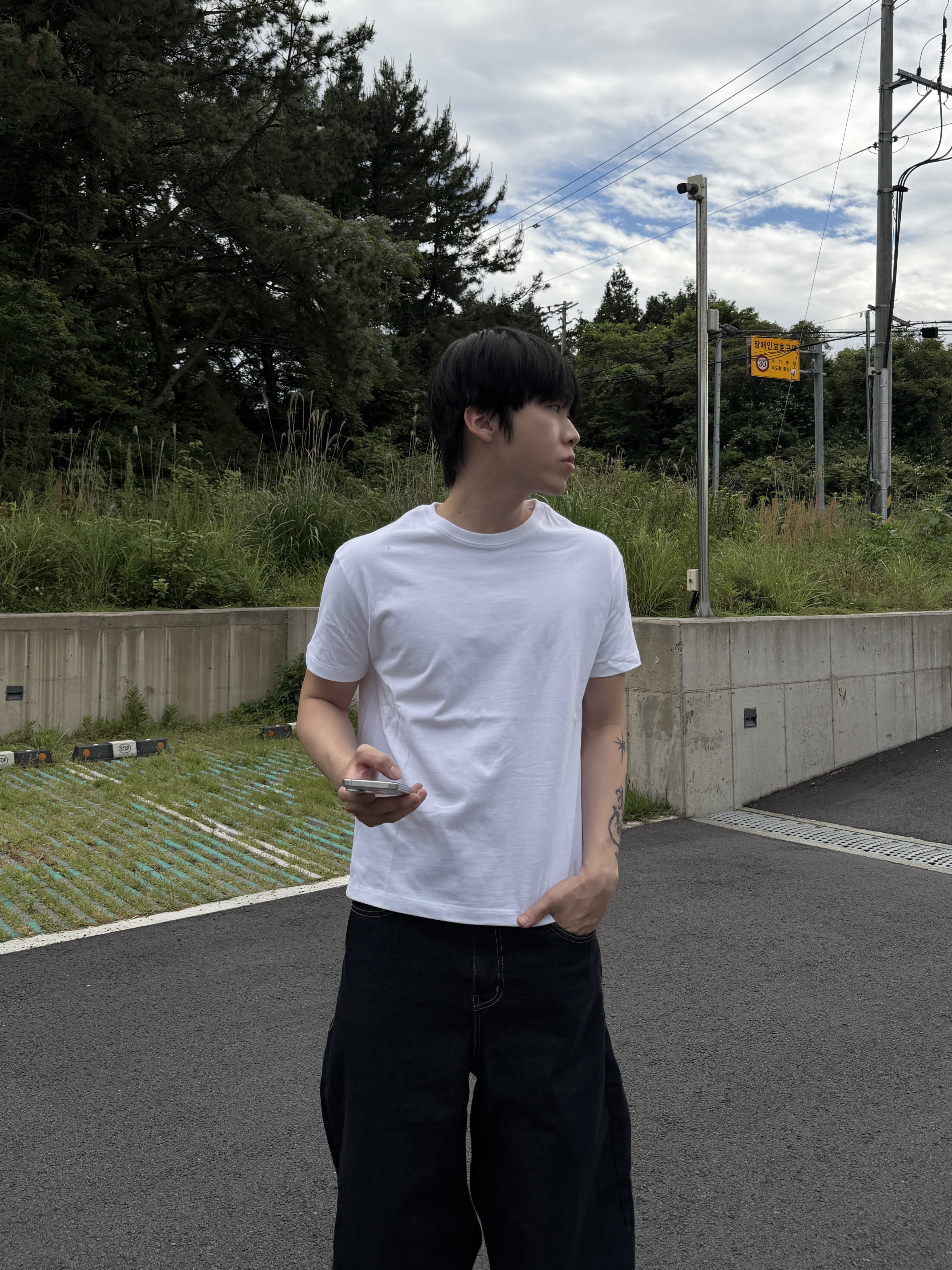 ［IDEAL MADE］SLIM FIT 合身短版 純棉短袖上衣（現貨）