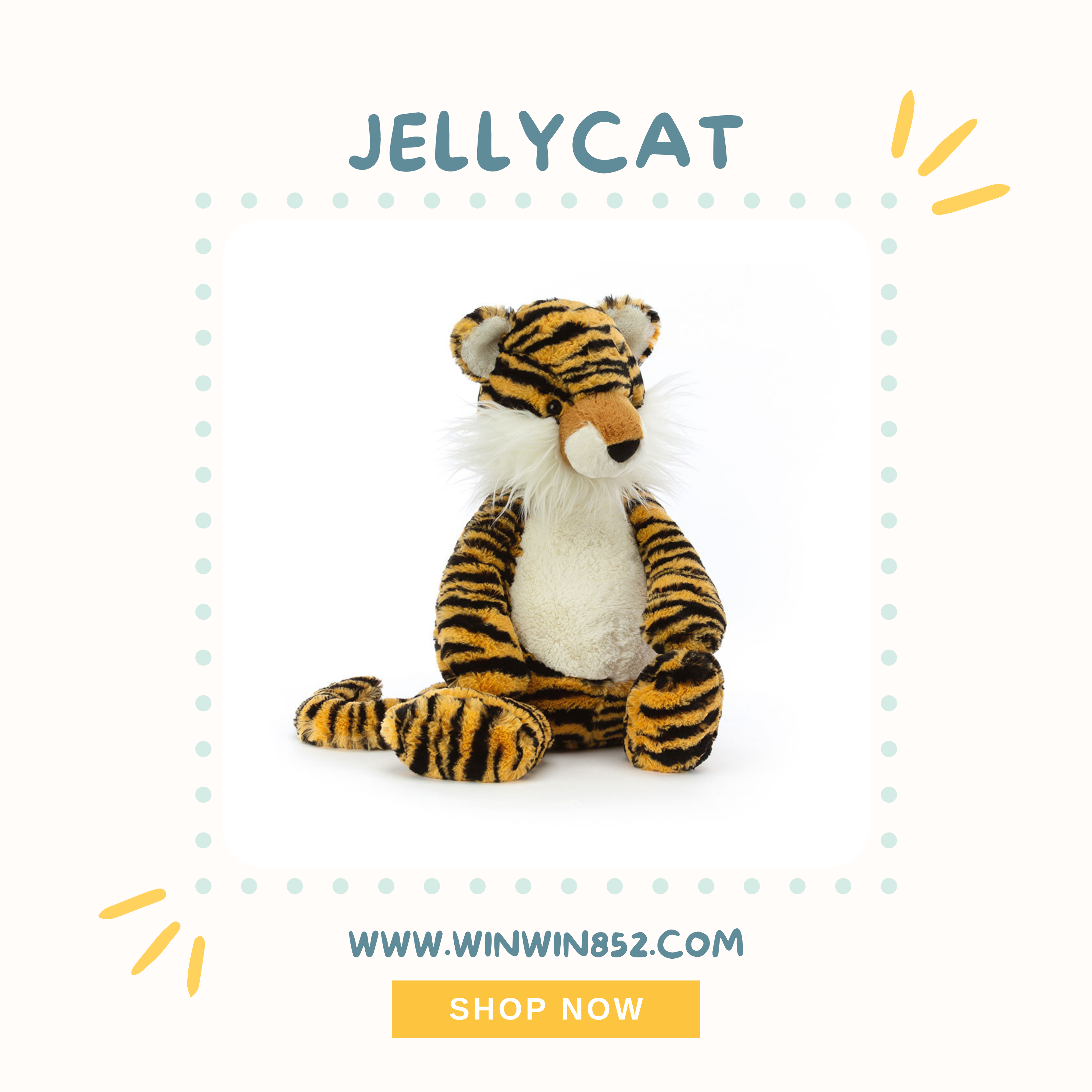 Jellycat Bashful Tiger Huge 51cm