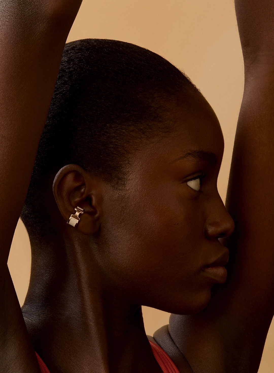 HERMES Olympe ear cuff, small model NATA FO 耳夾
