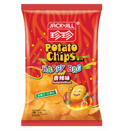 真真 薯片燒烤/香辣味 120g