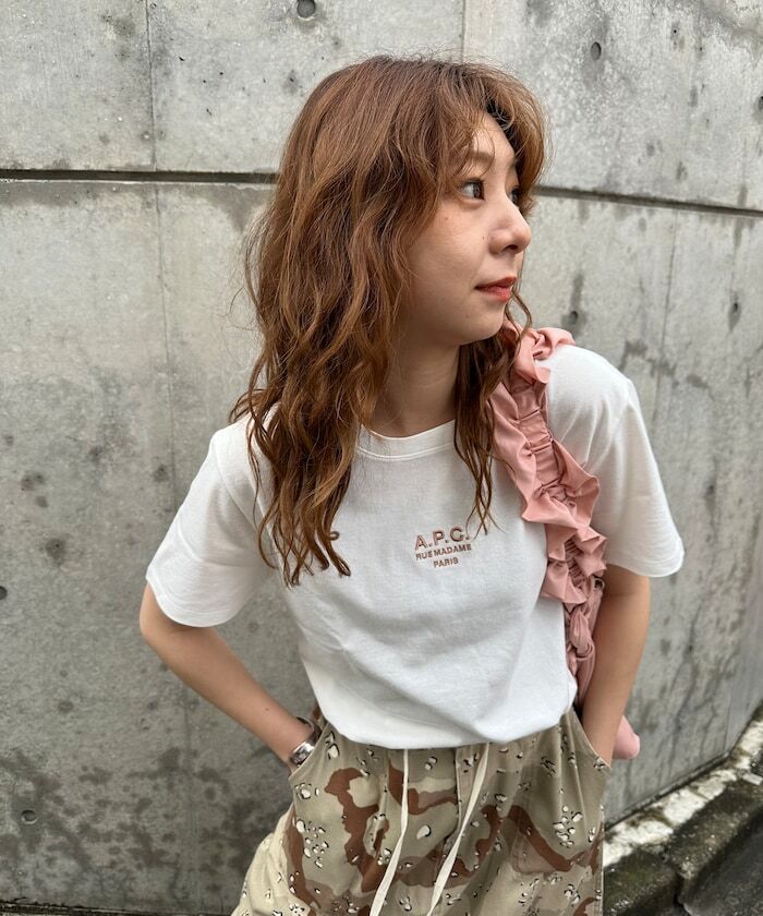 🇯🇵 Freak's Store X A.P.C T-SHIRT DESIREE 刺繡小LOGO 短T 短袖 女款 / 預購