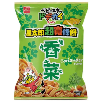 星太郎香菜超寬條餅 70g
