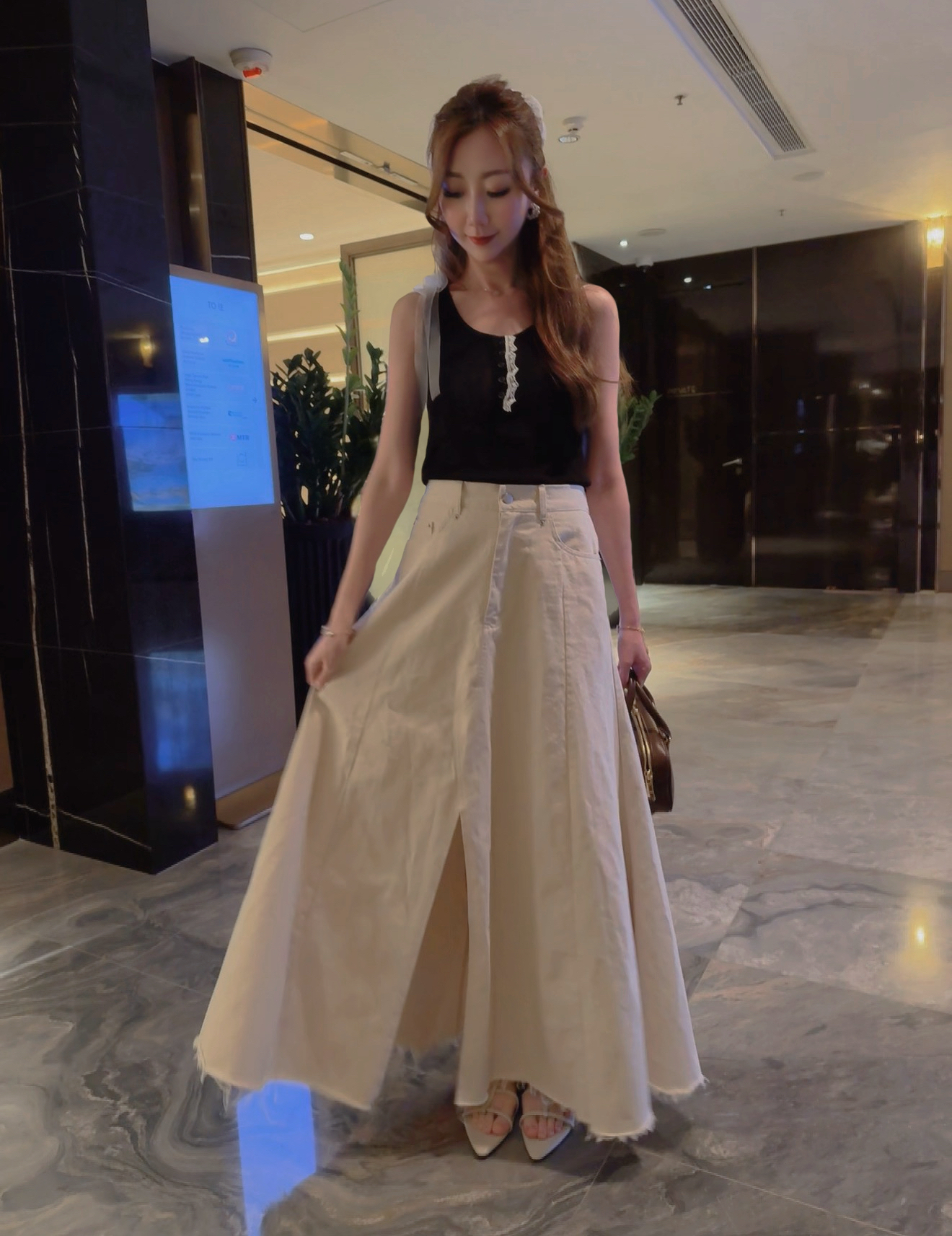 *BJ2 MADE SERIES*  THE A-LINE MERMAID DENIM DRESS 260609
